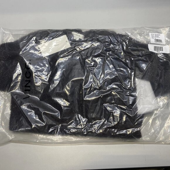 Vince Women's Metallic Eyelash Pullover Sweater Cherry Night Purple Size S - Picture 3 of 8